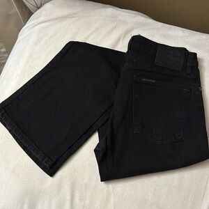 Like new Harley Davidson, black jeans, size 6 boot cut